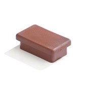 TRANSFORM TRAPLAST záslepka jeklu  50x30 mm, plastová, Cihlová